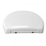 EuroShowers Rainbow Soft Close Toilet Seat & Cover White 84331