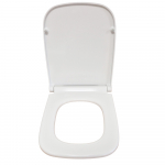 Vitra S20 Square Standard Close Toilet Seat & Cover White 177-003-001