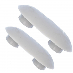 Villeroy & Boch Bellevue Toilet Seat and Cover Buffer Set Grey 92208200