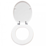 Burlington Carbamide Soft Close Toilet Seat and Cover White S18