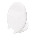 Hudson Reed Richmond Moulded Wood Standard Close Toilet Seat & Cover White NTS303