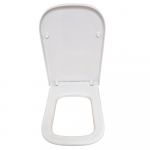 BagnoDesign M-Line Soft Close Toilet Seat & Cover White Gloss BDS-MLI-701224-A-WH