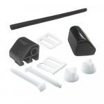 Armitage Shanks Bakasan School Open Fronted Toilet Seat With Plastic Hinge No Cover Black S407266