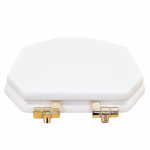 Imperial Bathrooms Astoria Original Soft Close Toilet Seat & Cover White With Antique Gold Hinges XA50000210NSB