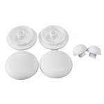 Keramag Renova Nr.1 Comprimo Toilet Seat and Cover Buffer Set White 598125000