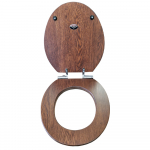 BC Sanitan Empire  Soft Close Toilet Seat & Cover Solid Wood - Colour Options