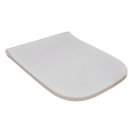 Geberit Smyle Square Slim Wrapover Toilet Seat and Cover 500.238.01.1 - White
