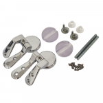 Choice Adjustable Universal Hinge Set A (Bottom Fix) Chrome 04010100A