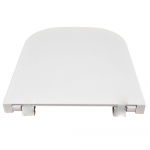 Roca The Gap Compact Soft Close Toilet Seat & Cover White 801732004
