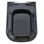 Galassia Meg11 Soft Close Toilet Seat & Cover Gloss Black GAL-5455-NE