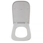 Geberit Smyle Square Slim Wrapover Toilet Seat and Cover 500.238.01.1 - White