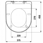 Laufen Pro Soft Close Toilet Seat & Cover White Long Fixings Version H8939580000001