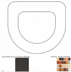Villeroy & Boch Subway Compact Solid Wood Replacement Toilet Seat & Cover BB.VIL.SUC.BHF