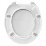 Nabis Daisy Top Fix Soft Close Quick Release Toilet Seat & Cover White A05657