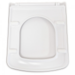 Nuie Cleo Soft Close Quick Release Toilet Seat & Cover White NCH198