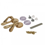 Choice Adjustable Universal Hinge Set A (Bottom Fix) Gold 04010100A-ORA