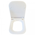 Choice Slim Narrow Square Soft Close Quick Release Toilet Seat & Cover White CH.506323