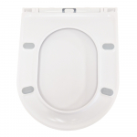BagnoDesign Vitesse Slim Soft Close Toilet Seat & Cover White BDS-VIT-330S-C-WH