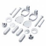 Armitage Shanks Orion Toilet Seat Hinge & Buffer Set White SV82167