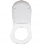 Roca The Gap Round Standard Closing Toilet Seat & Cover White A801D10001