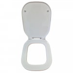 Azzurra Glaze Standard Close Toilet Seat & Cover White GLZ1800
