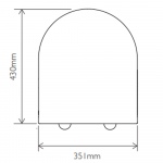 Tavistock Compass Round Slimline Secure Fix Soft Close Quick Release Toilet Seat & Cover White TS1155S-SF