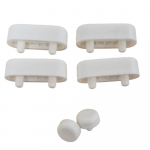 Choice 14mm Toilet Seat & Cover Buffer Set White 04015100-H14-56