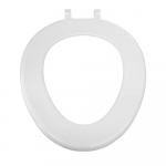 Twyford Sola School Seat Only Ring With Top Fix Stainless Steel Hinge - SA1306WH-White