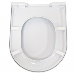 Porcelanosa Giro Soft Close Toilet Seat and Cover White 100095555