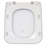 Villeroy & Boch Architectura Square Slimline Soft Close Quick Release Toilet Seat & Cover White 9M81S101