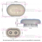 Celmac Sonata Replacement Toilet Seat Buffer (Single) - BF11