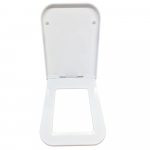 Flaminia Terra Soft Close Toilet Seat & Cover Thermoset White TRCW03