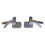 Bemis Canyon CP 1/4-20 New Replacement Toilet Seat Hinge Set - HG3345997-Chrome