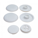Sanindusa Look Toilet Seat & Cover Buffer Set White 2340900