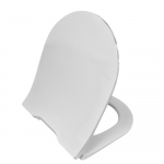 Pressalit Objecta D Pro Polygiene Standard Close Top/Bottom Fixing Toilet Seat & Cover White 998011-DH4999