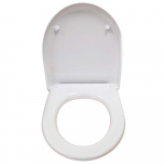 Geberit Selnova Round Compact Soft Close Toilet Seat and Cover White 501.878.00.1
