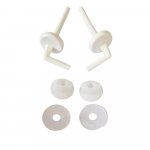 Twyford Option Bravo Standard Close Plastic Hinge Toilet Seat & Cover White ST2810WH