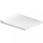 Duravit Viu Compact Standard Close Quick Release Toilet Seat and Cover White 0021210000
