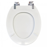 Bemis New York Soft Closing STA-TITE Toilet Seat & Cover White 4100CLT000