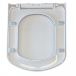 Egevitrifiye Didyma Alternative Soft Close Toilet Seat & Cover White CH.506324