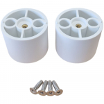 Armitage Shanks Dania Raised Toilet Seat Buffer Set White SV57601