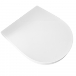 Porcelanosa Acro Compact Soft Close Toilet Seat & Cover White 100253386