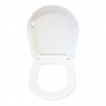 Britton Bathrooms Compact Soft Close Toilet Seat & Cover White SS.1028