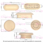 Villeroy & Boch Avento Toilet Seat and Cover Buffer Set Grey 92236900