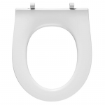 Pressalit Objecta Pro Polygiene Standard Close Top/Bottom Fixing Toilet Seat Without Cover White 989011-DH4999
