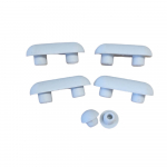 Keramag Plus4 Toilet Seat and Cover Buffer Set White 598123000