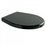 Galassia XES Soft Close WC Toilet Seat & Cover Black Gal-9912-NE
