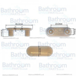 Roca Element Toilet Seat Buffer Set AI0009100R