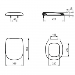 Ideal Standard Jasper Morrison Toilet Seat White E620301