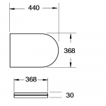 Imex Ceramics Arco Contour Slimline  Soft Close Quick Release Toilet Seat & Cover White SM1088SCQR